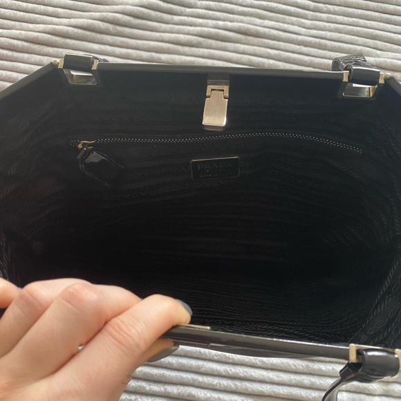 AUTHENTIC Prada Black Nylon Tote - Picture 5 of 10